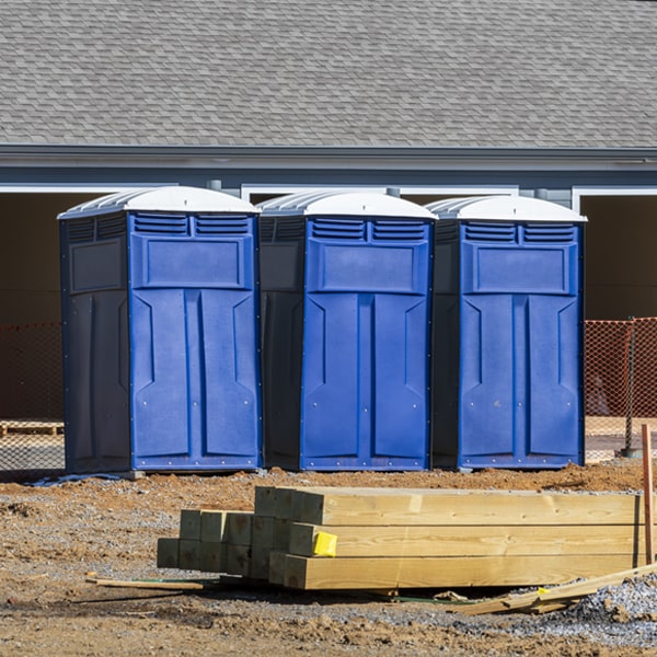 how do you dispose of waste after the portable restrooms have been emptied in Rutherford College NC